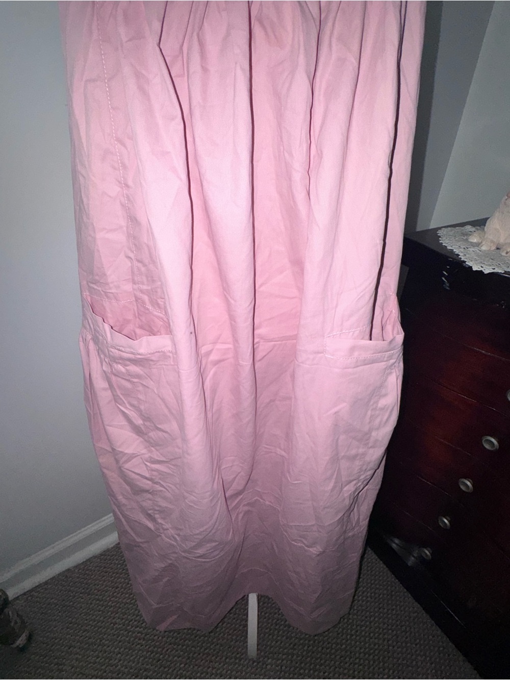 Pink Barrel Overall Midi Dresses - Picture 9 of 13